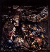 GRECO, El The Adoration of the Shepherds oil painting artist